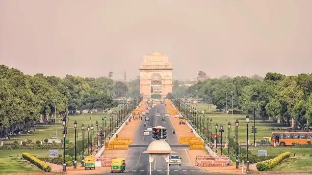new delhi city in daytime
