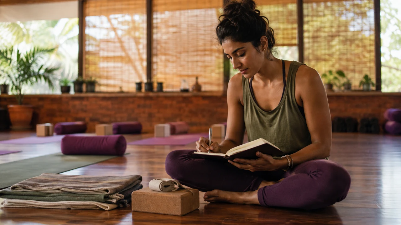 Editorial illustration for Yoga As A Career: overview.